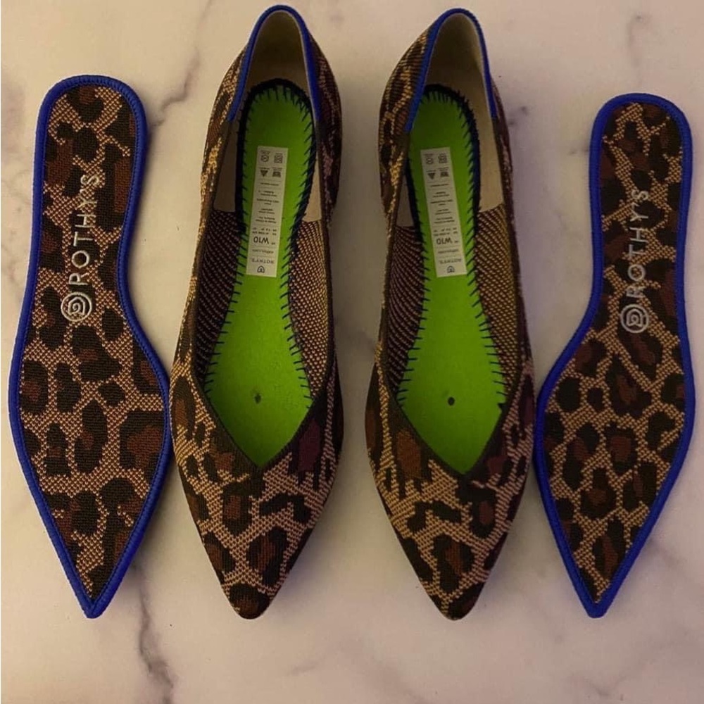 Rothys Wildcat Points, new, size 10